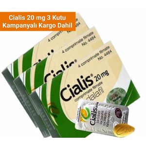 Cialis 20 Mg 4 Lü Tablet 3 Kutu Kampanyalı